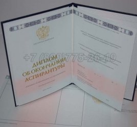 Диплом Аспирантуры 2022г в Брянске