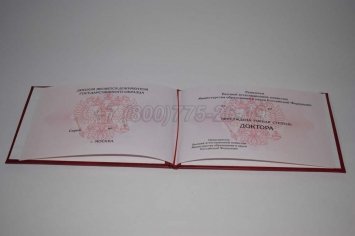 Диплом Доктора Наук 2019г в Брянске